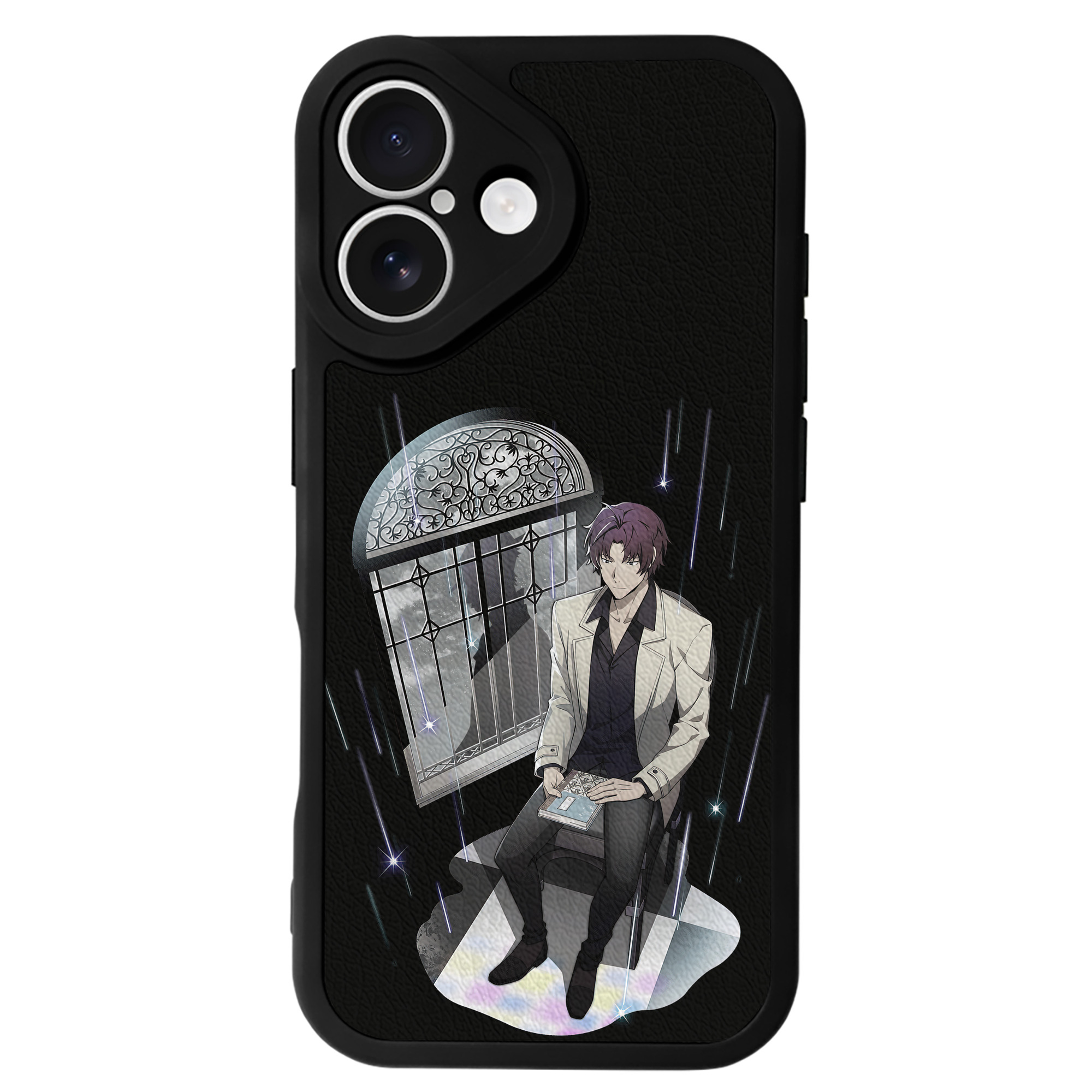（画像用） 文豪ストレイドッグス Bungo Stray Dogs 【iPhone 16シリーズ対応】シリコンスマホケース（レザー調） 材質：シリコン